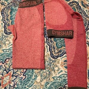 Gymshark set crop top and leggings